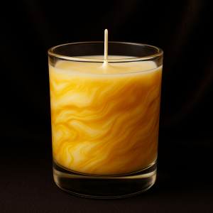 Handmade Caramel Marble Candle - scents optional
