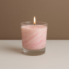 Handmade Pink Marble Candle - scents optional - Image 3